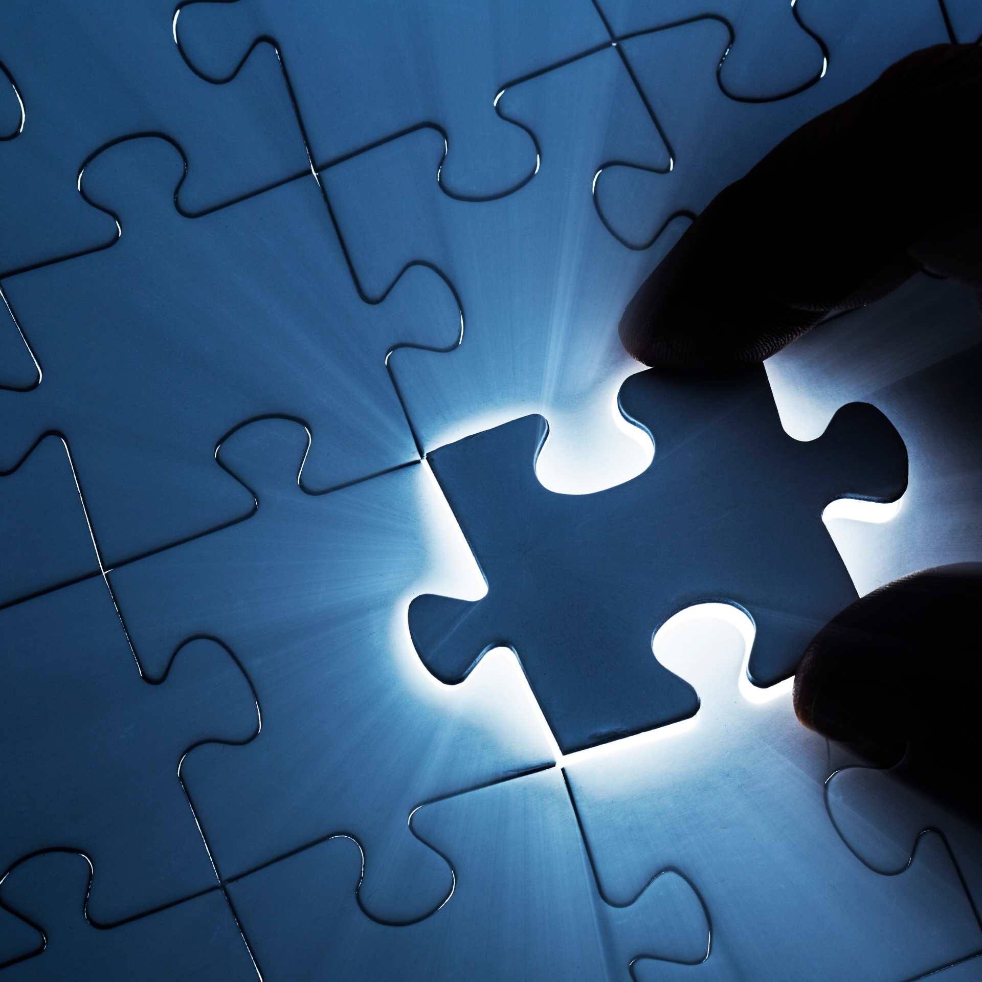 Digital solutions and transformation illustration